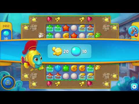 Fishdom 2452 Level - NO BooSTERS