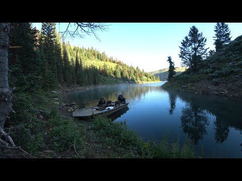 SOLO OVERNIGHT BOAT CAMPING / DOWNRIGGING FOR KOKANEE / TRACKER GRIZZLY 1754