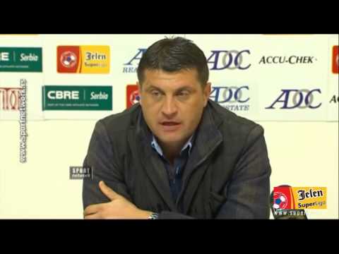 JSL 2014/15: 22.03.2015 20.Kolo: Konferencija za novinare nakon meča Čukarički - Partizan