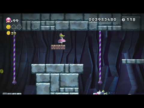 Porcupuffer Cavern ~ Rock-Candy Mines-2 - Toadette - Super Luigi U - New Super Mario Bros. U Deluxe