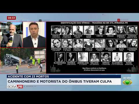 PCPR conclui que motoristas foram culpados pelo acidente na BR-373, em Ipiranga