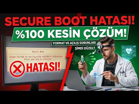 Secure Boot - Image failed to verify with SECURITY VIOLATION. Press any key to continue solve çözümü