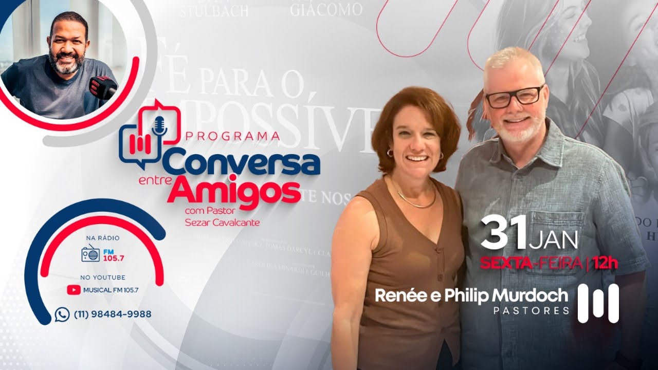 Conversa entre Amigos Especial com Renée  e Philip Murdoch