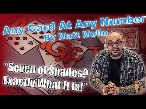 Any Card At Any Number By Matt Mello!