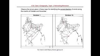 ICSE Class X Geography Topic 4: Retreating Monsoon