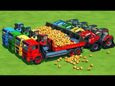 Load And Transport Potatoes With Mccormick Tractors - Farming Simulator 22