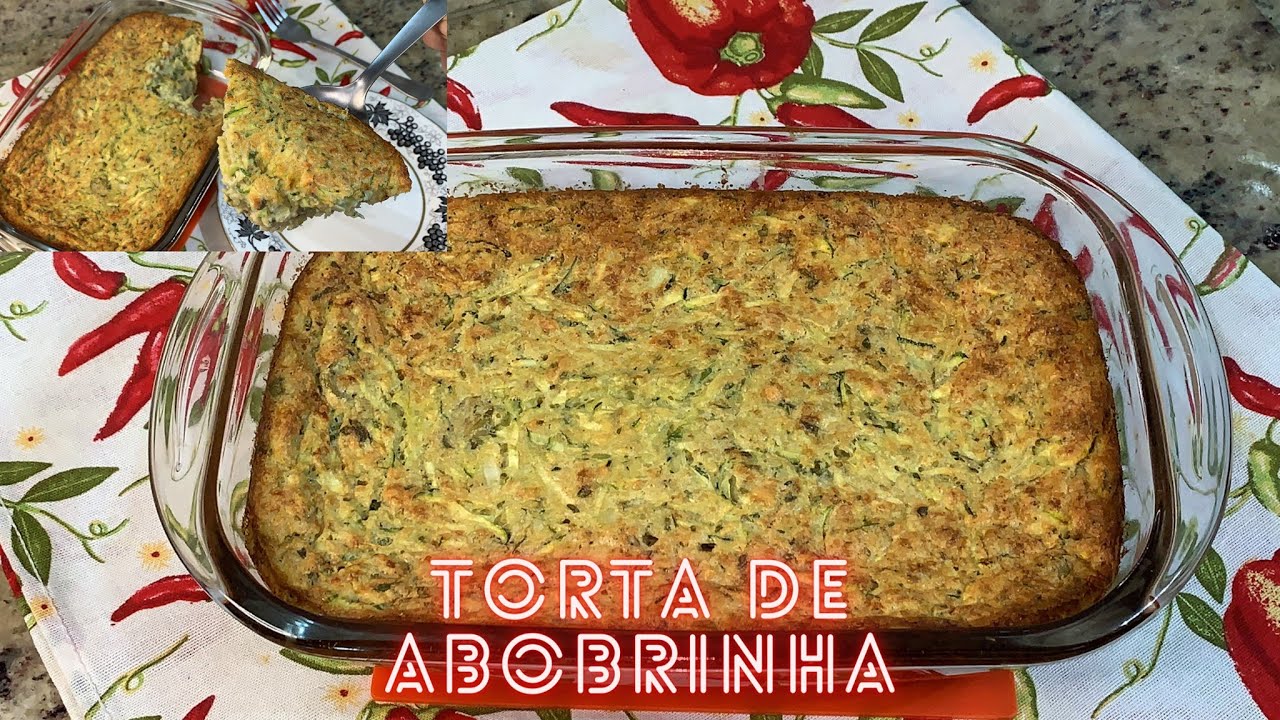 COMO FAZER | TORTA DE ABOBRINHA FÁCIL | COM FARINHA DE AVEIA | SEM LIQUIDIFICADOR.
