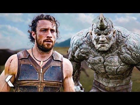 Kraven vs. Rhino EPIC Final Fight Scene - KRAVEN THE HUNTER Clip (2024)