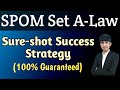 Sure-shot Success Strategy for SPOM (Self-Paced Online Module)-Set A Law CA Final ICAI