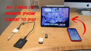3 Ways that I transfer content from my iPhone to the iPad with no PC