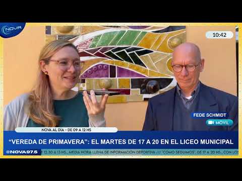 El Liceo Municipal invita a una nueva edición de “Vereda de Primavera” para este martes
