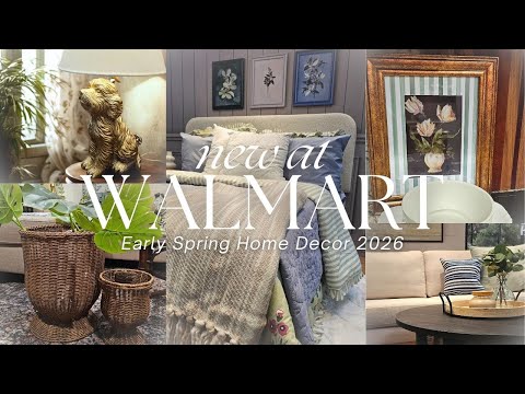 🔥NEW🔥WALMART HOME DECOR for EARLY SPRING 2026 | Shop with Me Styled Haul *Must See Items*