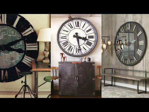 YouTube video about: How to decorate around a large wall clock?