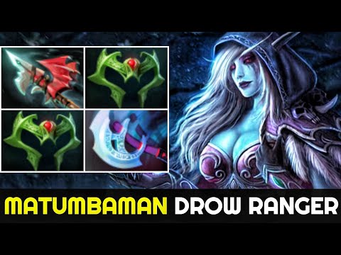Matumbaman Mid Drow Ranger is back - No Mercy in Pub Game 7.24 Dota 2