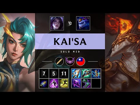 Kai'Sa Mid vs Aurelion Sol - TW Master Patch 25.09