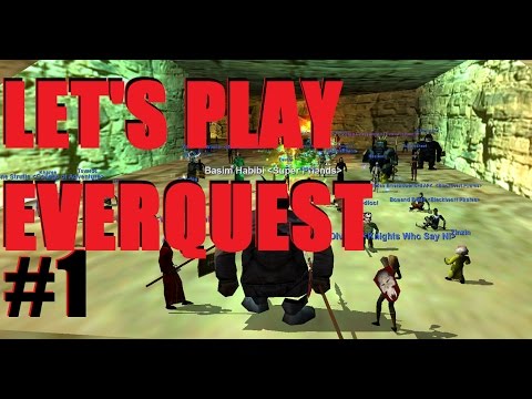 Let's Play Everquest Project 1999 #1 EC Tunnel and Oasis Newb Helping