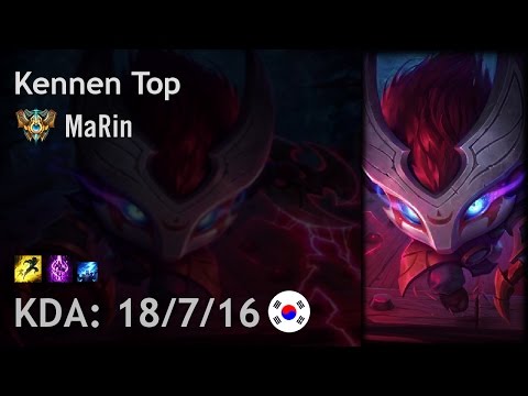 Kennen Top vs Jayce - MaRin - KR Challenger Patch 6.20