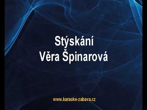 Stýskání - Věra Špinarová Karaoke tip