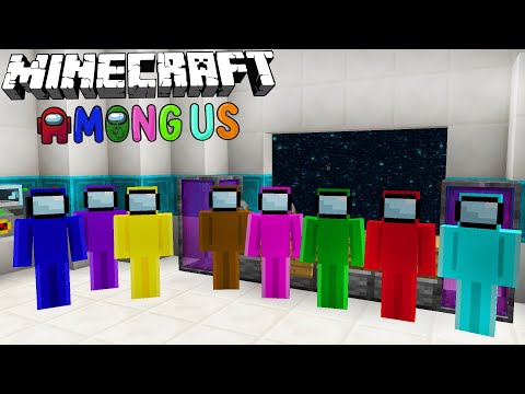 AMONG US OYNUYORUZ - SuperAbuzi Minecraft Videoları