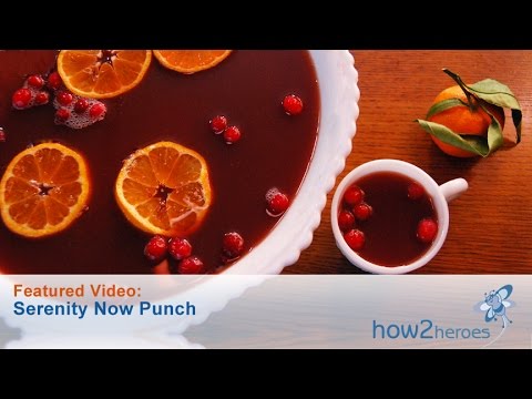 Serenity Now Mulled Cranberry Punch