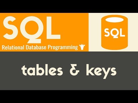 Tables Keys | SQL | Tutorial 2