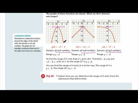 Envision Algebra 1 Lesson 10 3 Analyzing Functions Graphically