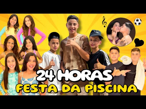FESTA DA PISCINA DAS IRMÃS PINA *x1, verdade ou desafio, gêmeos e muito mais