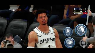 NBA 2K24 Mobile on iPhone 15 Pro Max: Dallas Mavericks vs San Antonio Spurs (Ultra High Graphics)