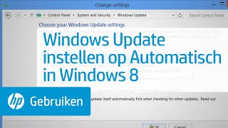 Windows Update instellen op Automatisch in Windows 8