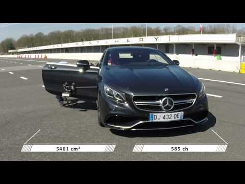 Mercedes S 63 AMG coupé 4Matic : 0 à 100 km/h sur le circuit de Montlhéry