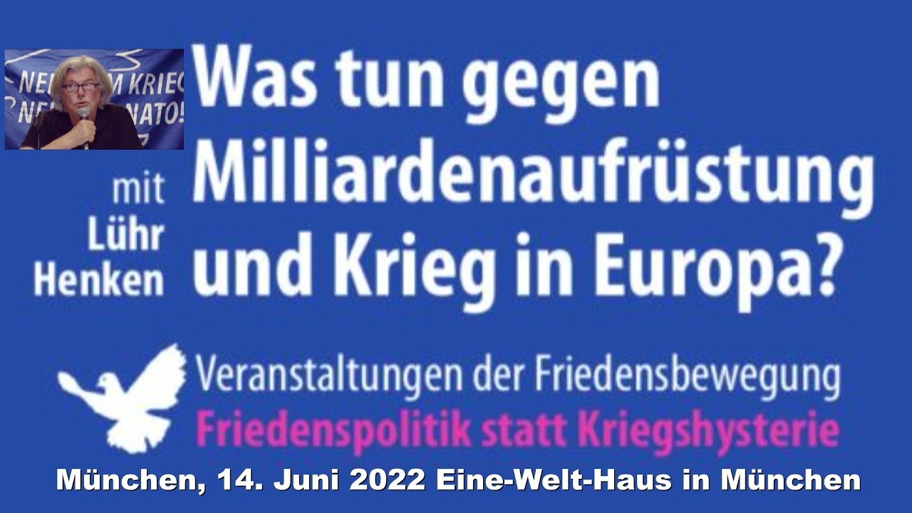 Was tun gegen Milliardenaufrüstung und Krieg in Europa?