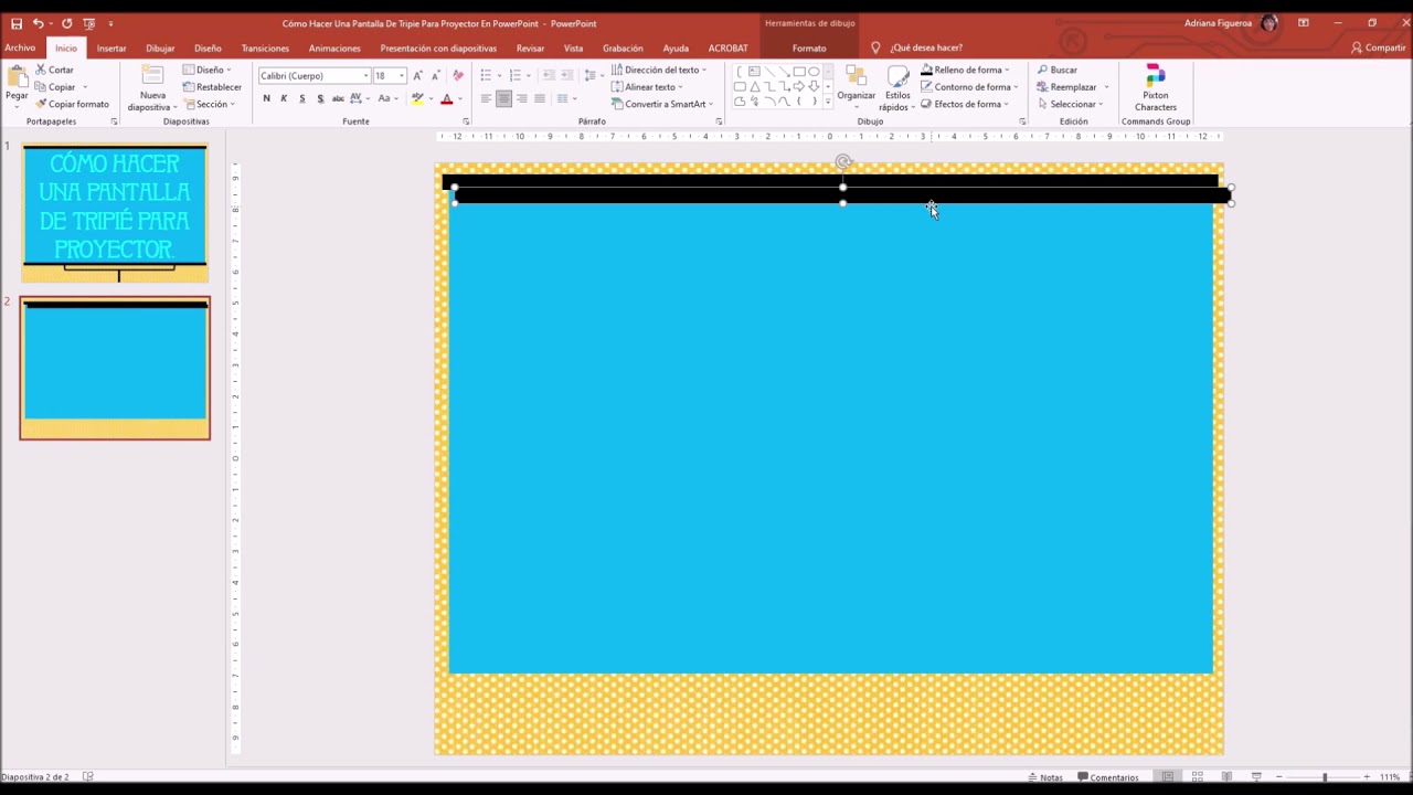 Watch Cómo Hacer Una Pantalla De Tripie Para Proyector En PowerPoint Now Cómo Hacer Una Pantalla De Tripie Para Proyector En PowerPoint