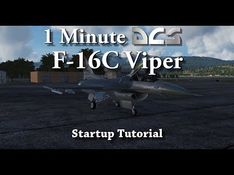 1 Minute DCS - F-16C Viper - Startup Tutorial