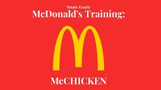 McDonald's Training | McChicken