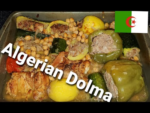 Algerian Dolma. Stuffed Vegetables. English Version