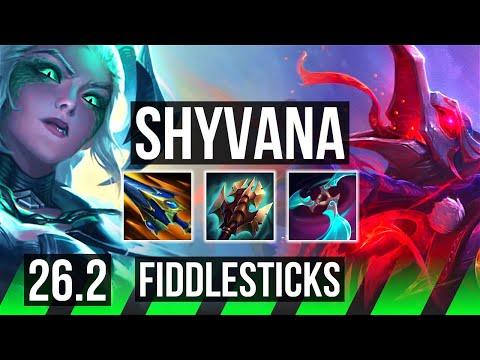 SHYVANA vs FIDDLESTICKS (JGL) | Perfect KDA: 12/0/9 | EUW Master | 26.2