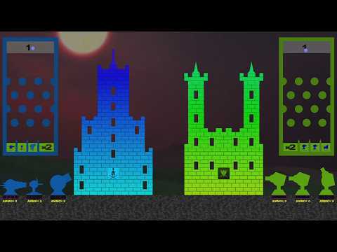 Castle Destruction Marble Race in Algodoo | The War Day #299-301