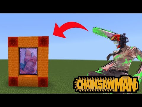 HOW TO MAKE A CHAINSAW MAN PORTAL - MINECRAFT