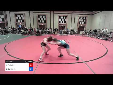 100 Lbs Rr Rnd 3 - Jocelyn Fishel, Pa Vs Samantha Bertini, Ma 3476