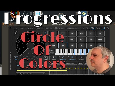4Pockets Progressions AUv3 Intelligent Chord Generator Tutorial 2: Circle of Colors