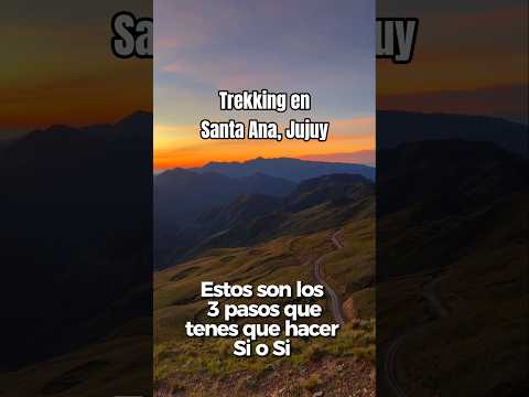 harías esta Caminata? #amanecer #jujuy #santaana #trekking #norteargentino #paisajes #naturaleza