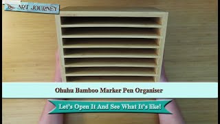 Ohuhu Bamboo Marker Pen Organiser