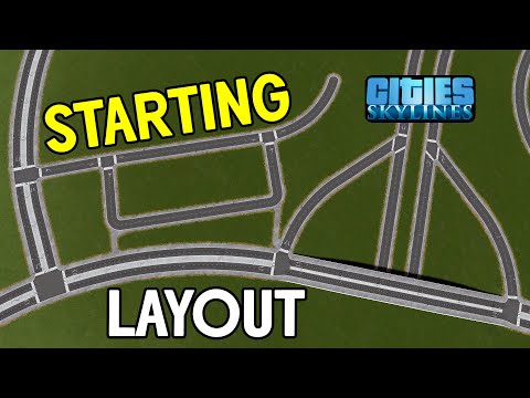 How to Start a City! Cities Skylines Road Layout and Traffic Fix Inspiration