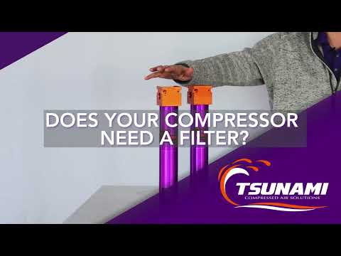 Part of a video titled Does Your Air Compressor Need a Compressed Air Filter? - YouTube
