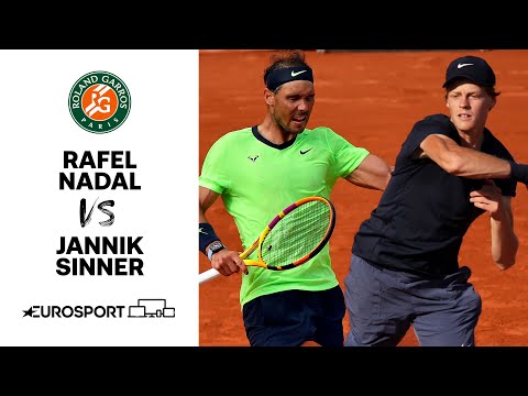 Rafael Nadal v Jannik Sinner | 2021 Roland Garros - Round 4 Highlights | Tennis | Eurosport