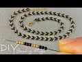 Simple Seed Bead Necklace Seed Bead Jewelry Making Tutorials For Beginners