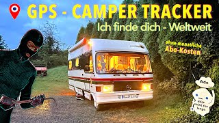 GPS TRACKER X-Camper ohne ABOKOSTEN für Wohnmobil und Wohnwagen als Diebstahlschutz