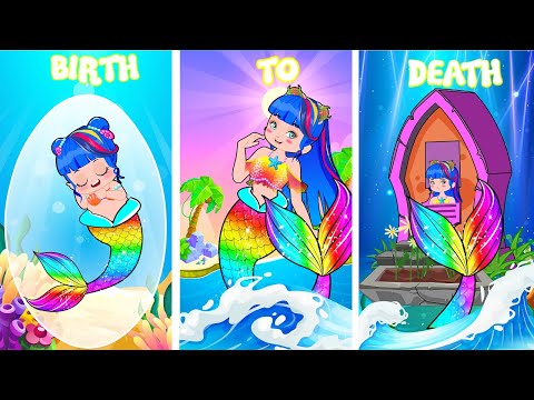 BIRTH To DEATH of the LISA Mermaid - Sad Story - Princess Cartoon