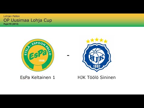 EsPa 2013 Keltainen 1 vs HJK Töölö Sininen