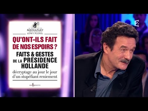Edwy Plenel (Mediapart) - On n'est pas couché 28 février 2015 #ONPC